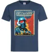 Чоловіча футболка Helldivers join the fight Темно-синій фото