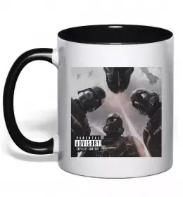 Чашка с цветной ручкой