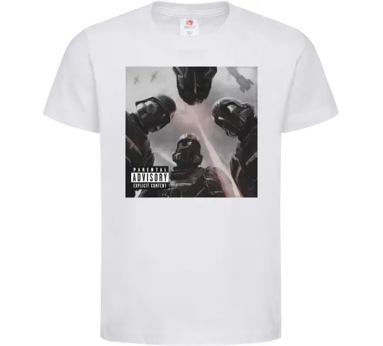 Дитяча футболка Helldivers poster Білий фото