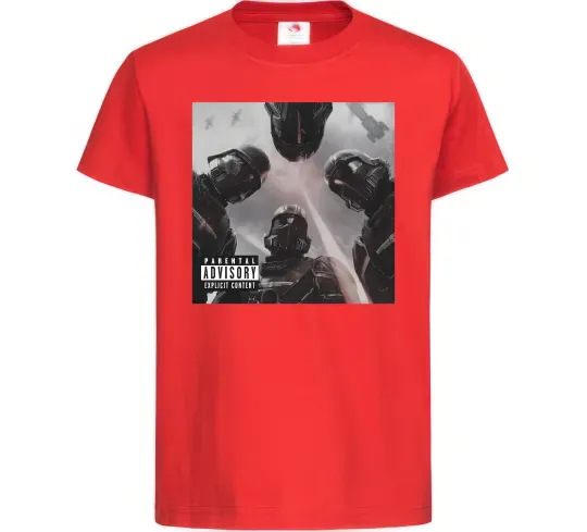 Дитяча футболка Helldivers poster Червоний фото