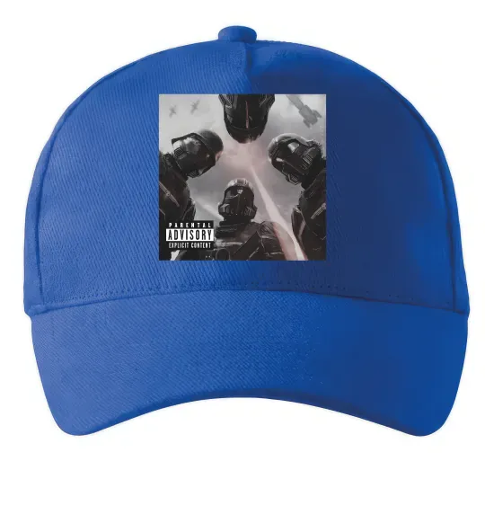 Кепка Helldivers poster Ярко-синий фото