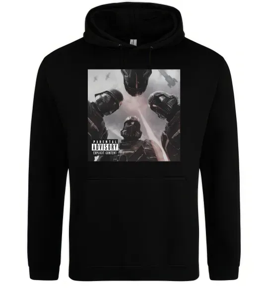 Женская толстовка (худи) Helldivers poster Черный фото