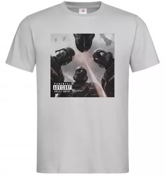 Мужская футболка Helldivers poster Серый фото