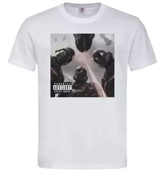 Мужская футболка Helldivers poster Белый фото