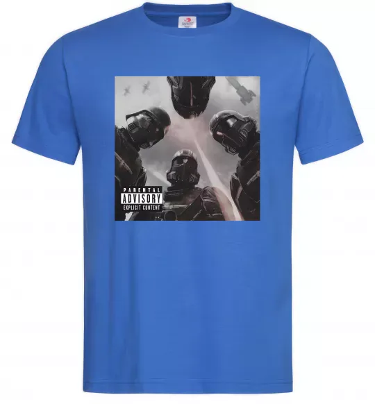 Мужская футболка Helldivers poster Ярко-синий фото