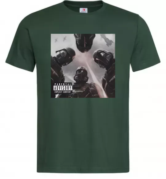 Мужская футболка Helldivers poster Темно-зеленый фото