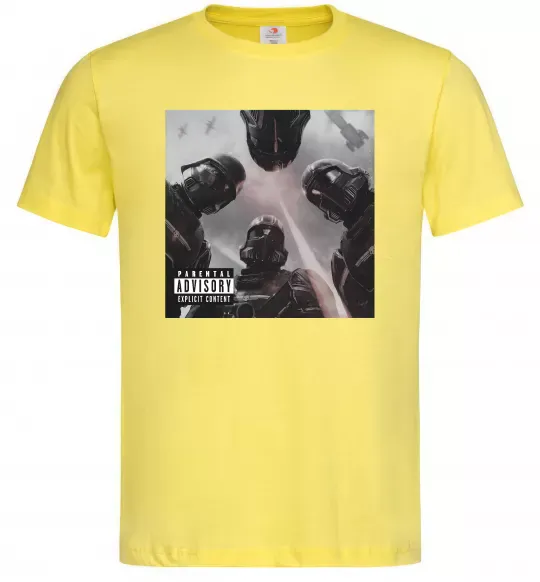 Мужская футболка Helldivers poster Лимонный фото