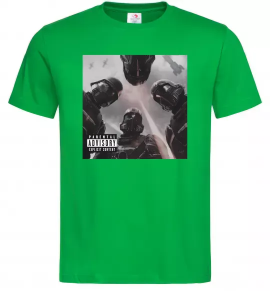 Мужская футболка Helldivers poster Зеленый фото