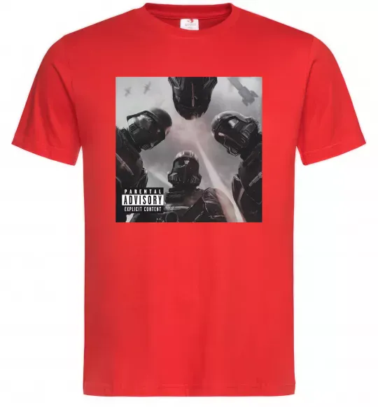 Мужская футболка Helldivers poster Красный фото