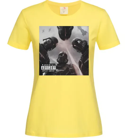 Жіноча футболка Helldivers poster Лимонний фото