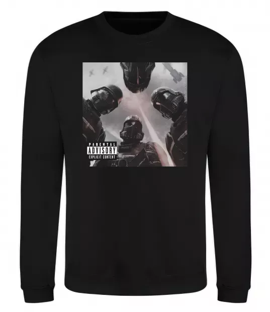 Світшот Helldivers poster Чорний фото