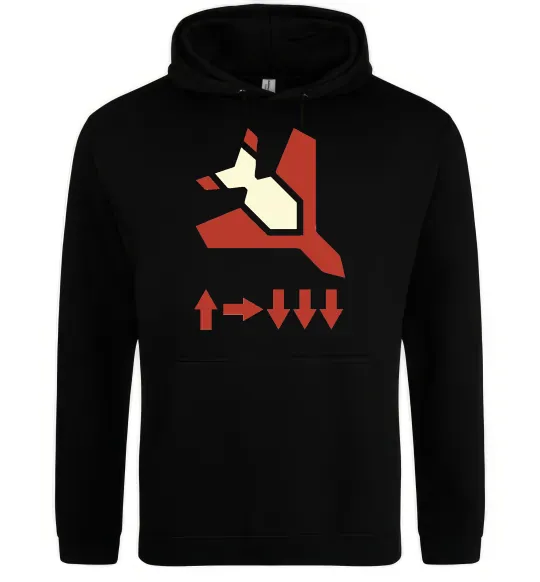 Женская толстовка (худи) Helldivers літак Черный фото