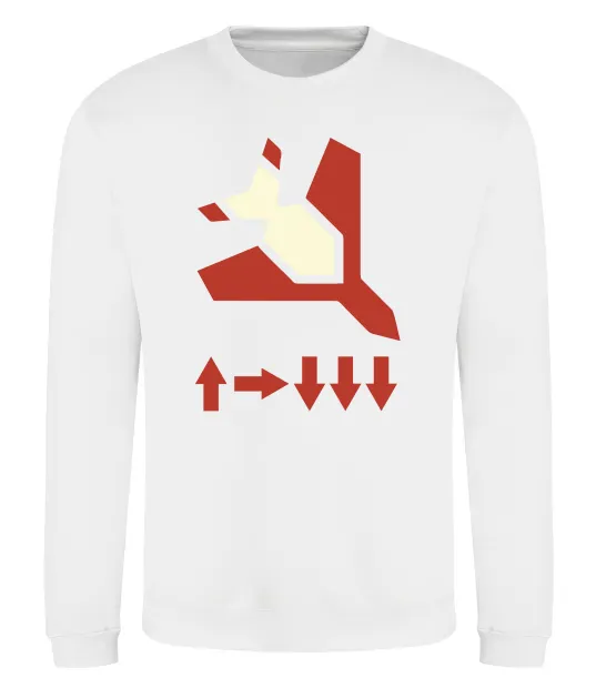 Свитшот Helldivers літак Белый фото