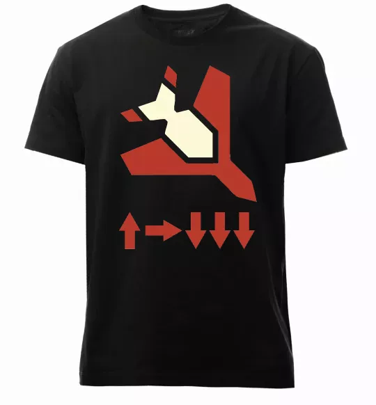 Чоловіча преміум футболка Helldivers літак Чорний фото