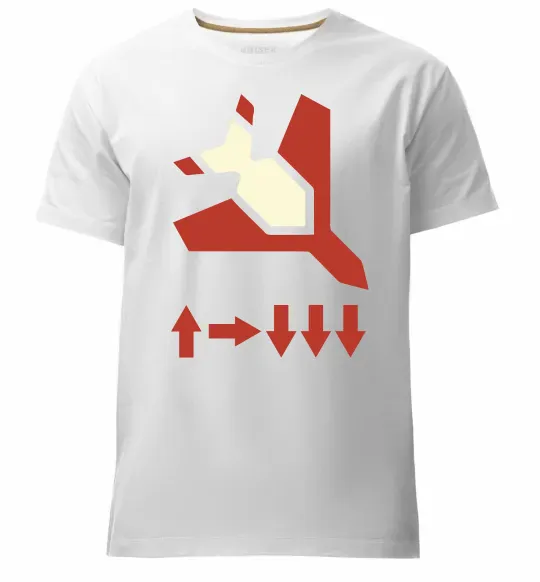 Чоловіча преміум футболка Helldivers літак Білий фото