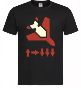 Мужская футболка Helldivers літак Черный фото