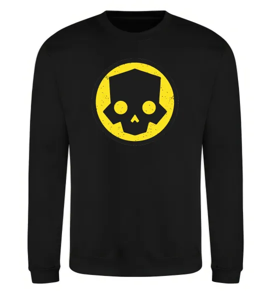 Світшот Helldivers skull Чорний фото