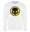 Світшот Helldivers skull Білий фото