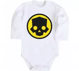 Детский боди Helldivers join the fight Белый фото