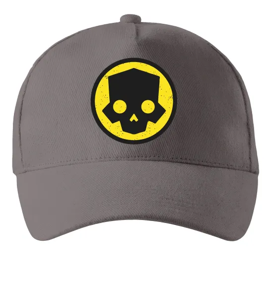 Кепка Helldivers skull Сірий фото