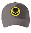 Кепка Helldivers skull Сірий фото