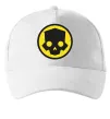 Кепка Helldivers skull Білий фото