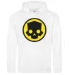 Женская толстовка (худи) Helldivers skull Белый фото