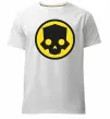 Чоловіча преміум футболка Helldivers skull Білий фото
