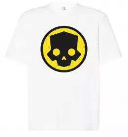 Футболка Оверсайз Helldivers join the fight Черный фото