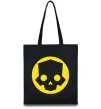 Еко-сумка Helldivers skull Чорний фото