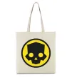 Еко-сумка Helldivers skull Бежевий фото