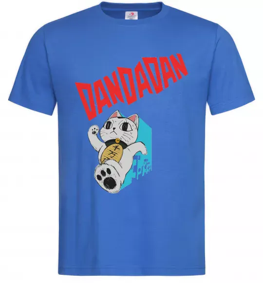 Мужская футболка Turbo Granny's Maneki Neko Ярко-синий фото