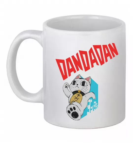 Чашка керамическая Turbo Granny's Maneki Neko Белый фото