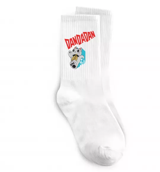 Носки Turbo Granny's Maneki Neko Белый фото