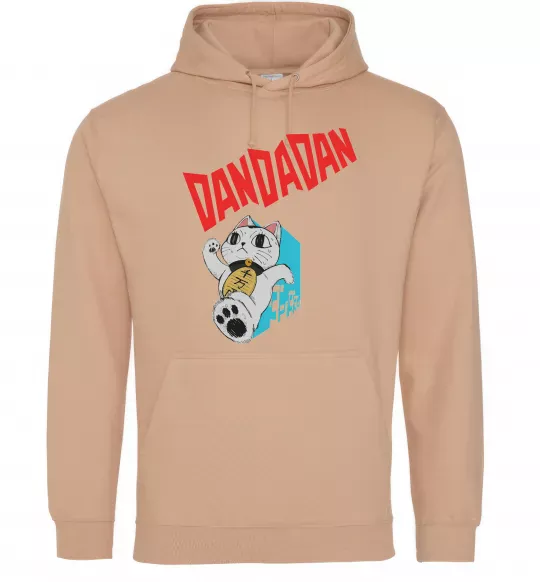 Чоловіча толстовка (худі) Turbo Granny's Maneki Neko Пісочний фото