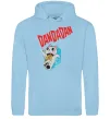 Жіноча толстовка (худі) Turbo Granny's Maneki Neko Блакитний фото