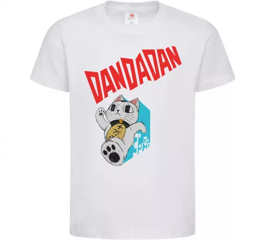 Детская футболка Turbo Granny's Maneki Neko Белый фото