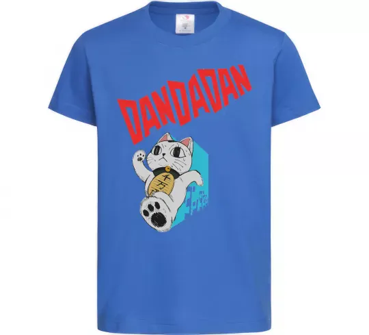 Детская футболка Turbo Granny's Maneki Neko Ярко-синий фото