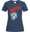 Женская футболка Turbo Granny's Maneki Neko Темно-синий Женская футболка Turbo Granny's Maneki Neko Темно-синий фото