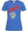Женская футболка Turbo Granny's Maneki Neko Ярко-синий Женская футболка Turbo Granny's Maneki Neko Ярко-синий фото
