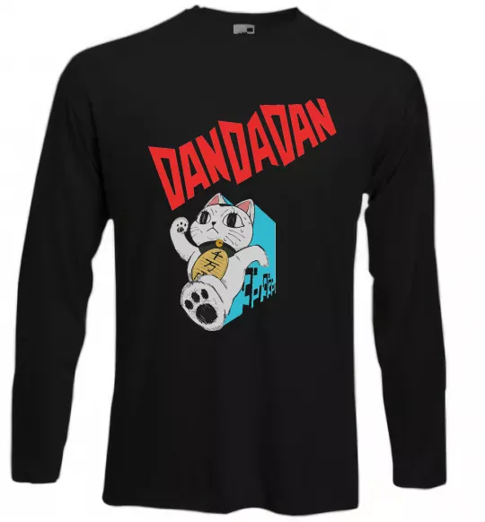 Лонгслив Turbo Granny's Maneki Neko Черный фото