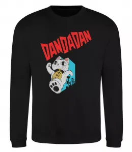 Світшот Turbo Granny's Maneki Neko Чорний фото