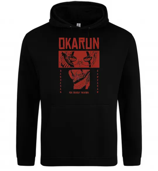 Женская толстовка (худи) Okarun Черный фото