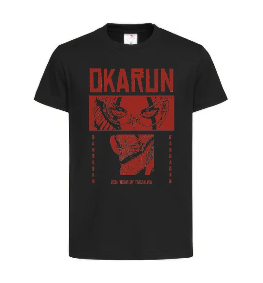 Детская футболка Okarun Черный фото