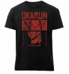 Чоловіча преміум футболка Okarun Чорний фото