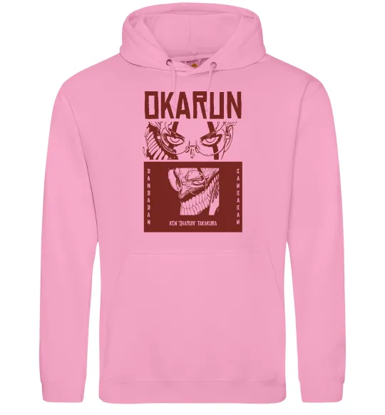 Чоловіча толстовка (худі) Okarun Рожевий фото
