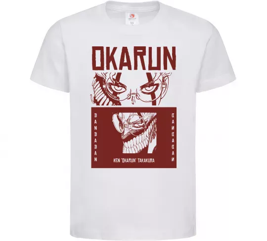 Детская футболка Okarun Белый фото