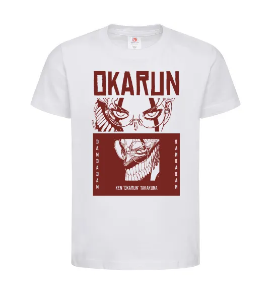 Детская футболка Okarun Белый фото