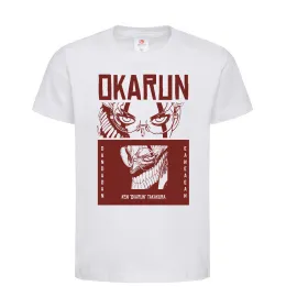 Детская футболка Okarun Белый фото