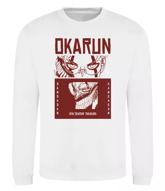 Світшот Okarun Білий фото